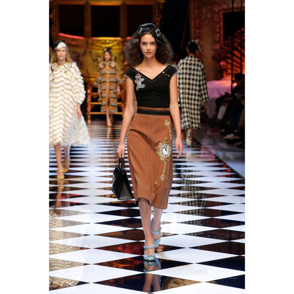 Dolce & Gabbana Iconic Wonderland "Clock" Embroidered Dress (IT38) RRP $6,525 - Picture 1 of 16